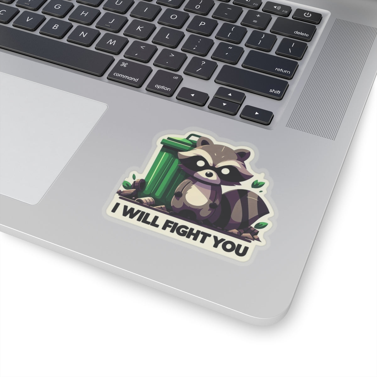 Feisty Raccoon Kiss-Cut Stickers