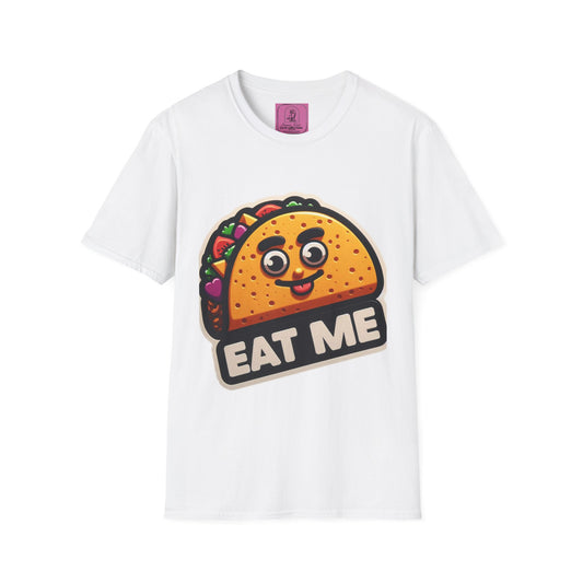 Funny Taco "Eat Me" Unisex Softstyle T-Shirt