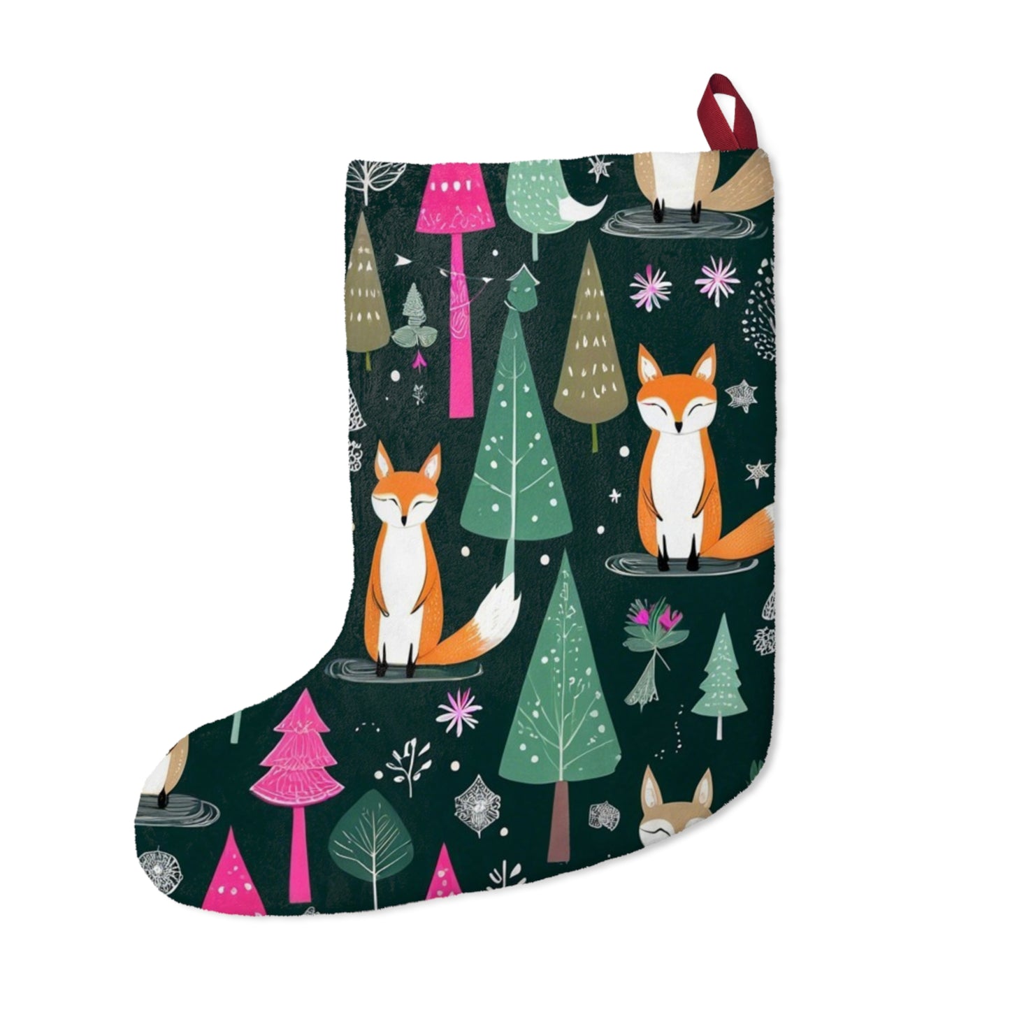 Foxes in the Forest Christmas Stockings