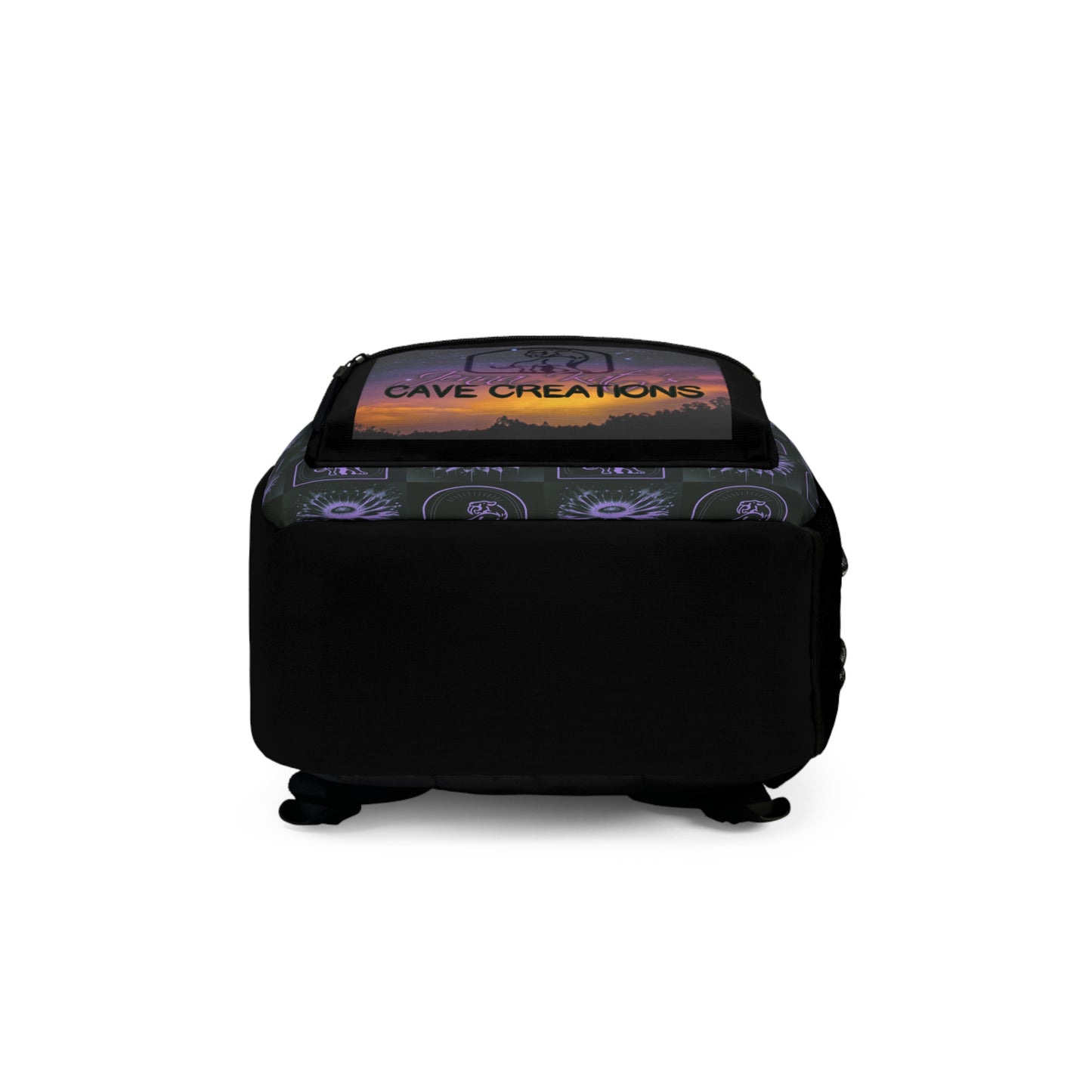 "Jenna Kats' Purple Sunset" Backpack