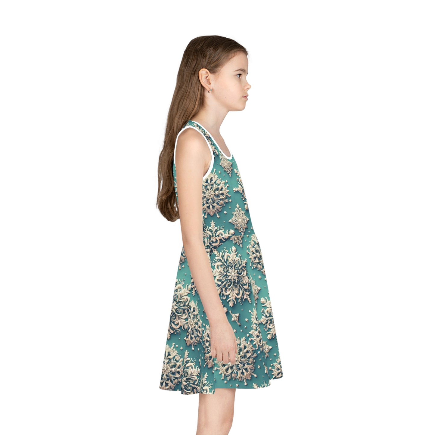Snowflake Party Girls Dress