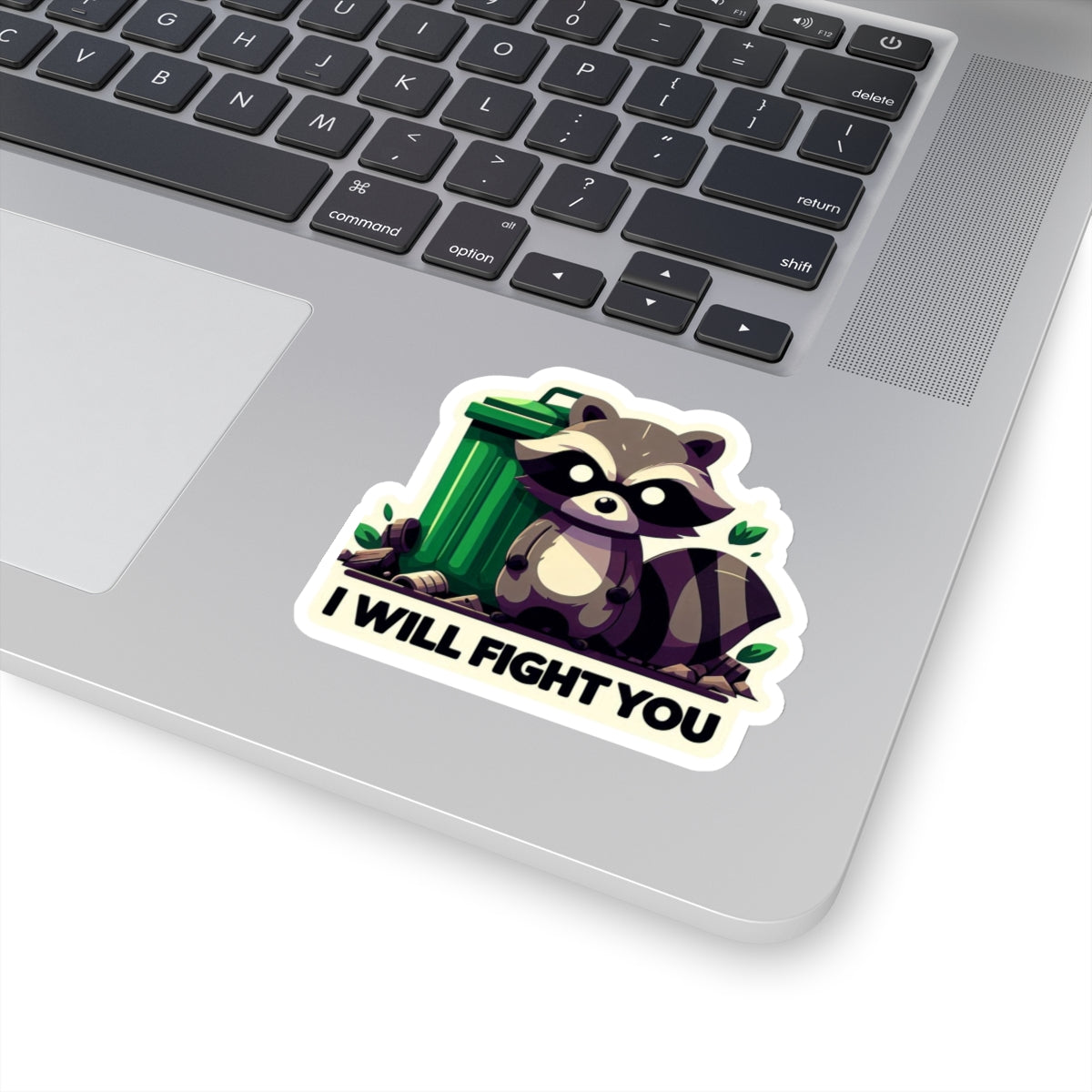 Feisty Raccoon Kiss-Cut Stickers