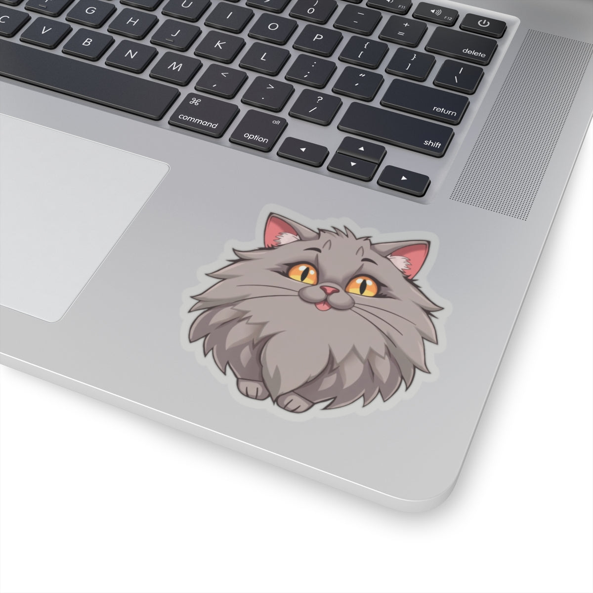 Excited Kitty Kiss-Cut Stickers