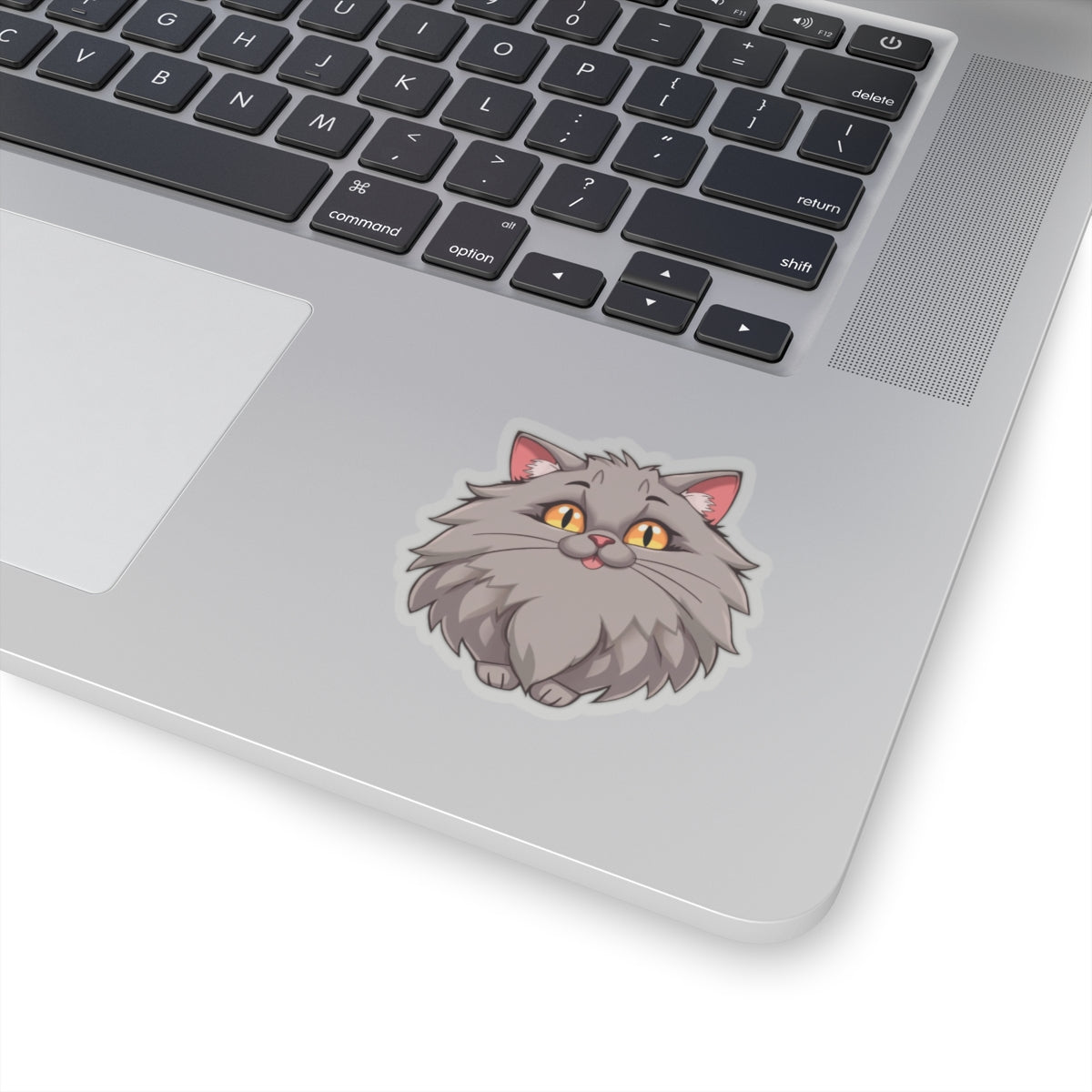 Excited Kitty Kiss-Cut Stickers