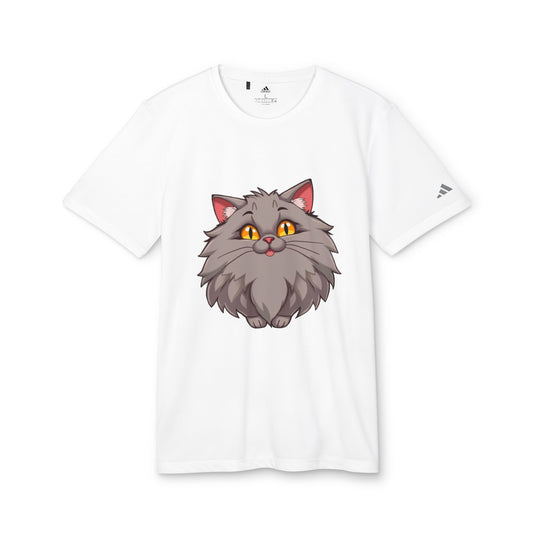 Sport T-shirt - Jenna Kats' Arted On Adidas shirt #14 "Excited Kitty"