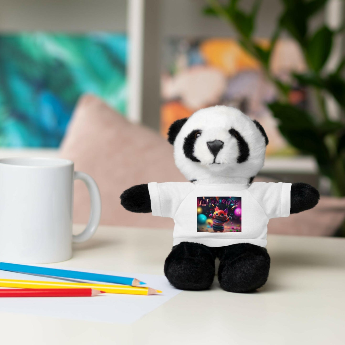 " Tiny But Mighty" Stuffed Animals with Tee