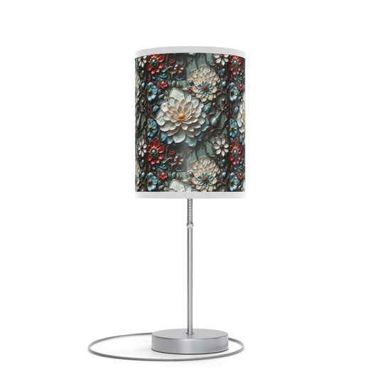 Lovely Floral Lamp, Lamp on a Stand, US|CA plug