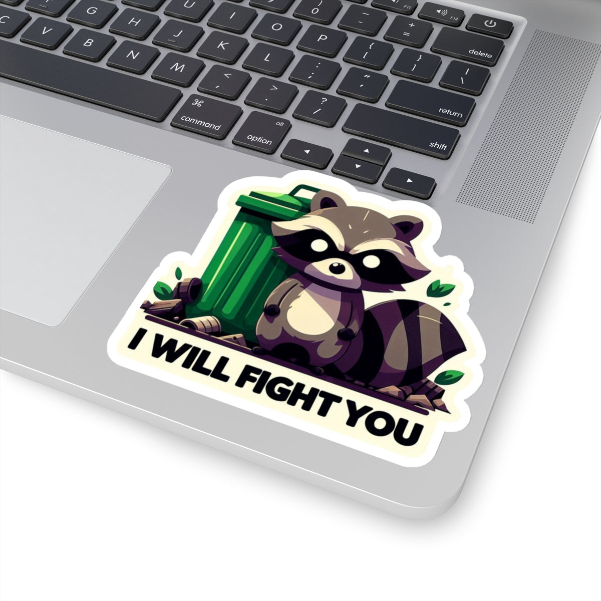 Feisty Raccoon Kiss-Cut Stickers