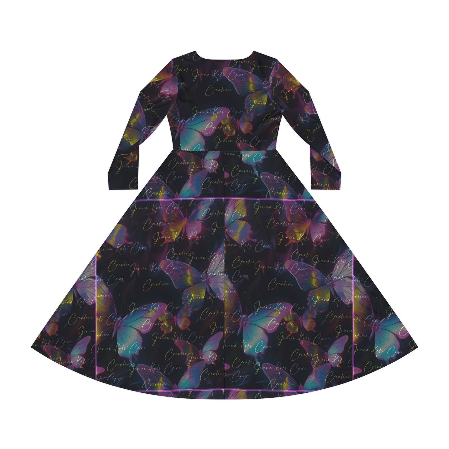 Jenna Kats' Dark Butterfly, Women's Long Sleeve Dance Dress. My Name Is Written All Over That Dress!