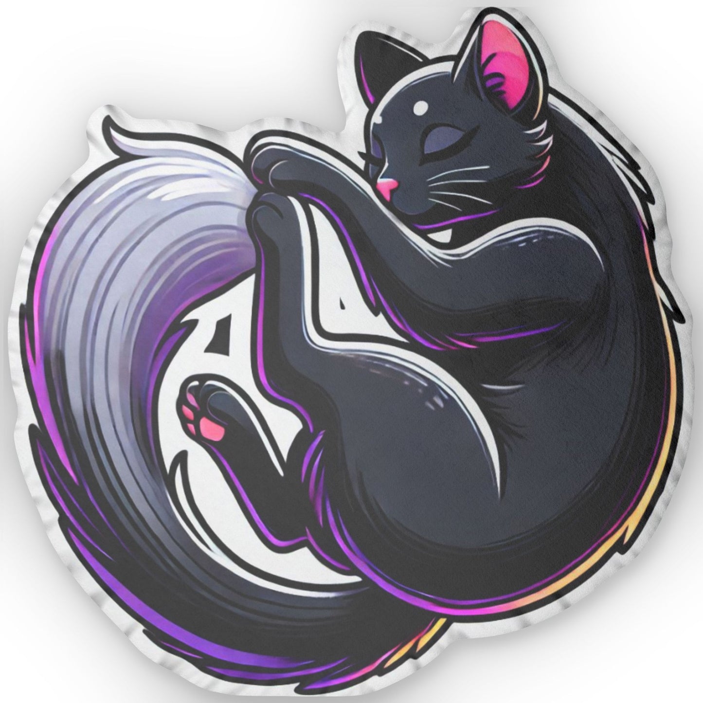 "Cat Nap," Custom Shaped Pillows