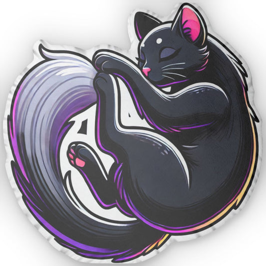 "Cat Nap," Custom Shaped Pillows