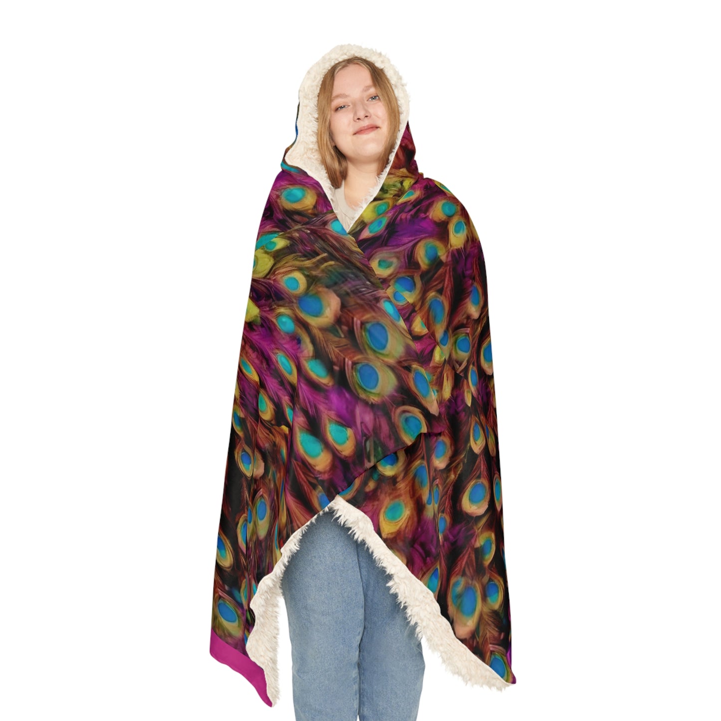 ''Peacock'' Snuggle Blanket