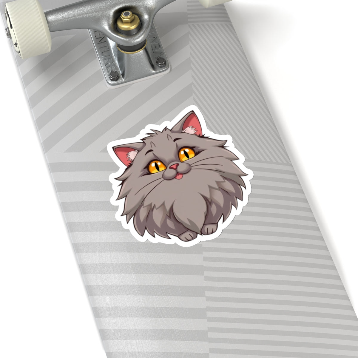 Excited Kitty Kiss-Cut Stickers