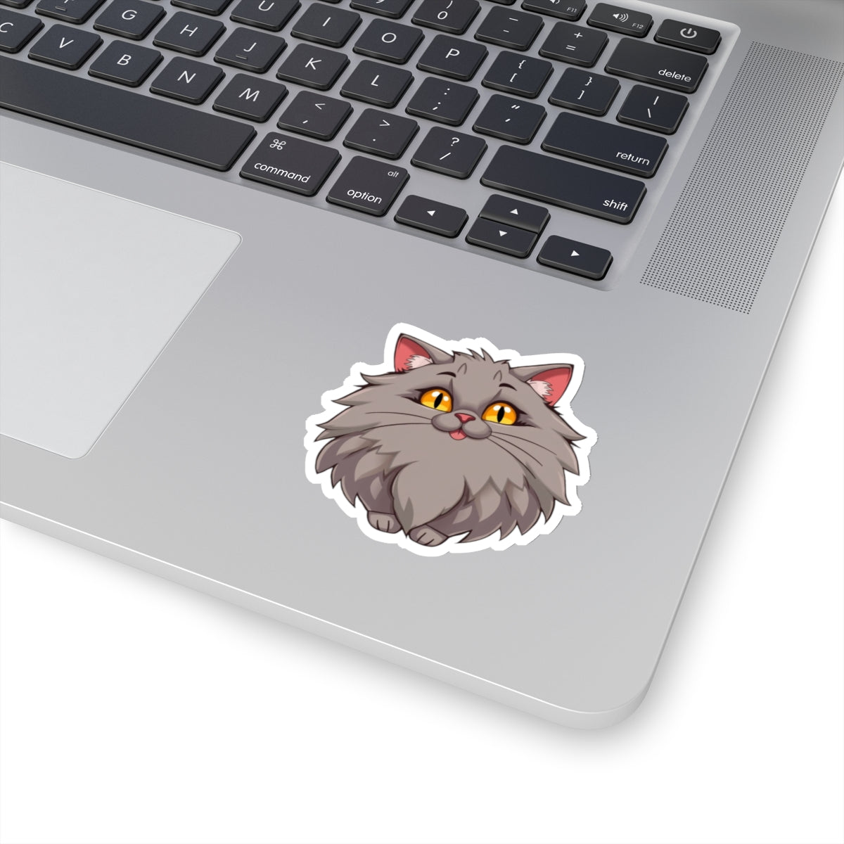 Excited Kitty Kiss-Cut Stickers