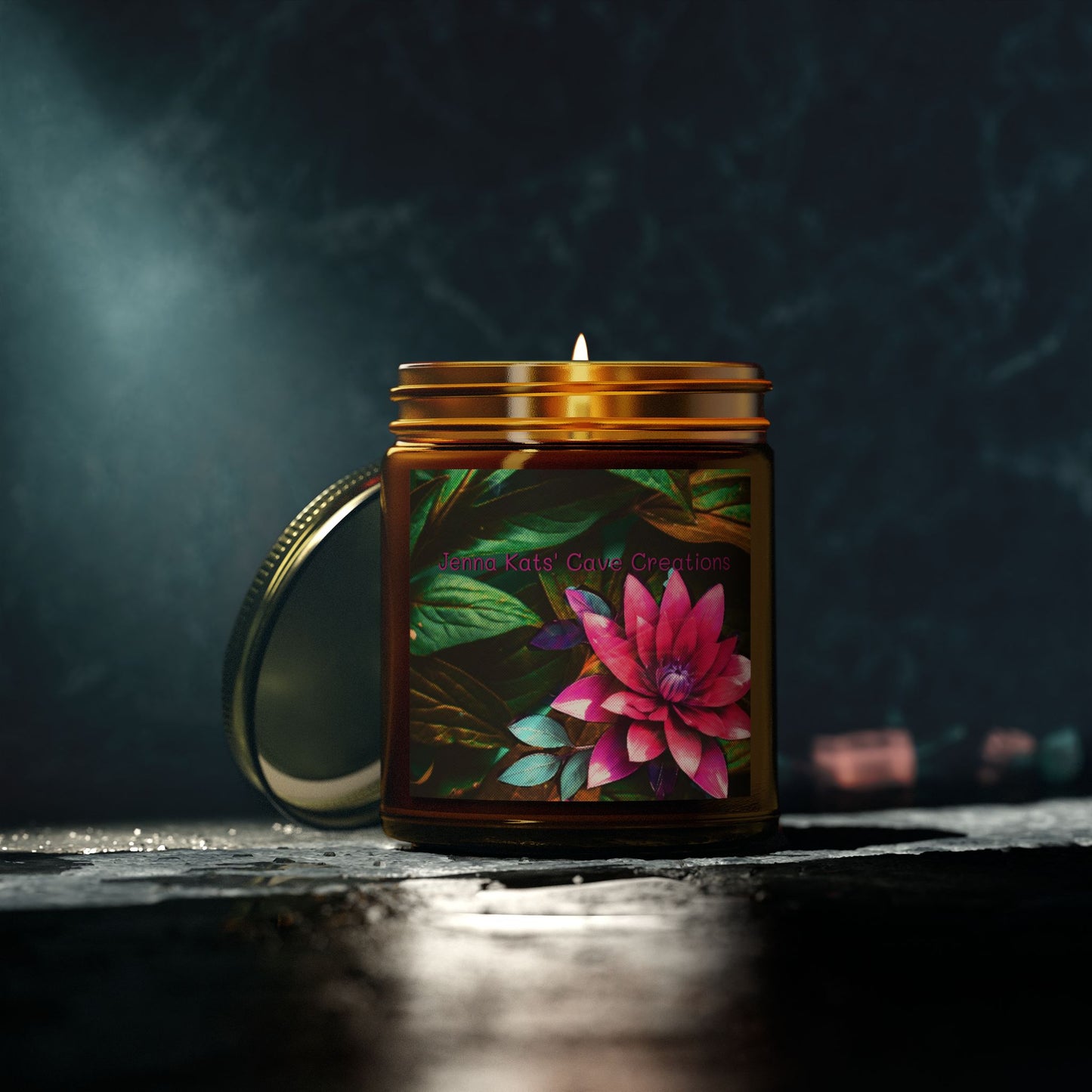 Jenna Kats' Natural Scented Candles, Coconut Apricot Wax (4oz, 9oz)