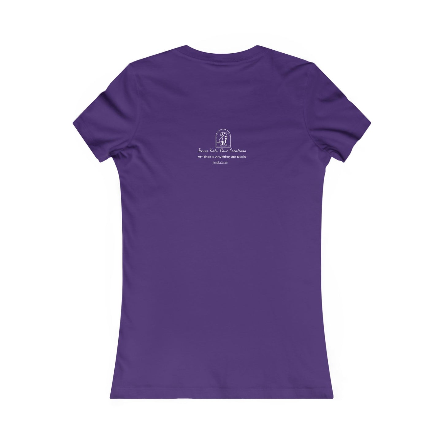Women's Favorite Tee - Motivational Quote 'Have the Courage to Go After What Makes Your Heart Happy''