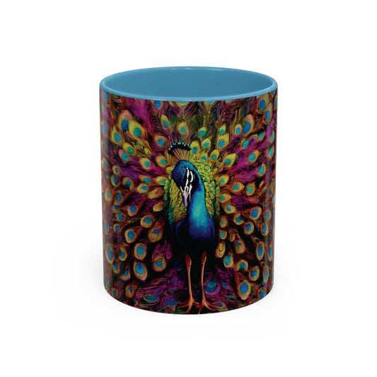 "Peacock"' Accent Coffee Mug (11, 15oz)