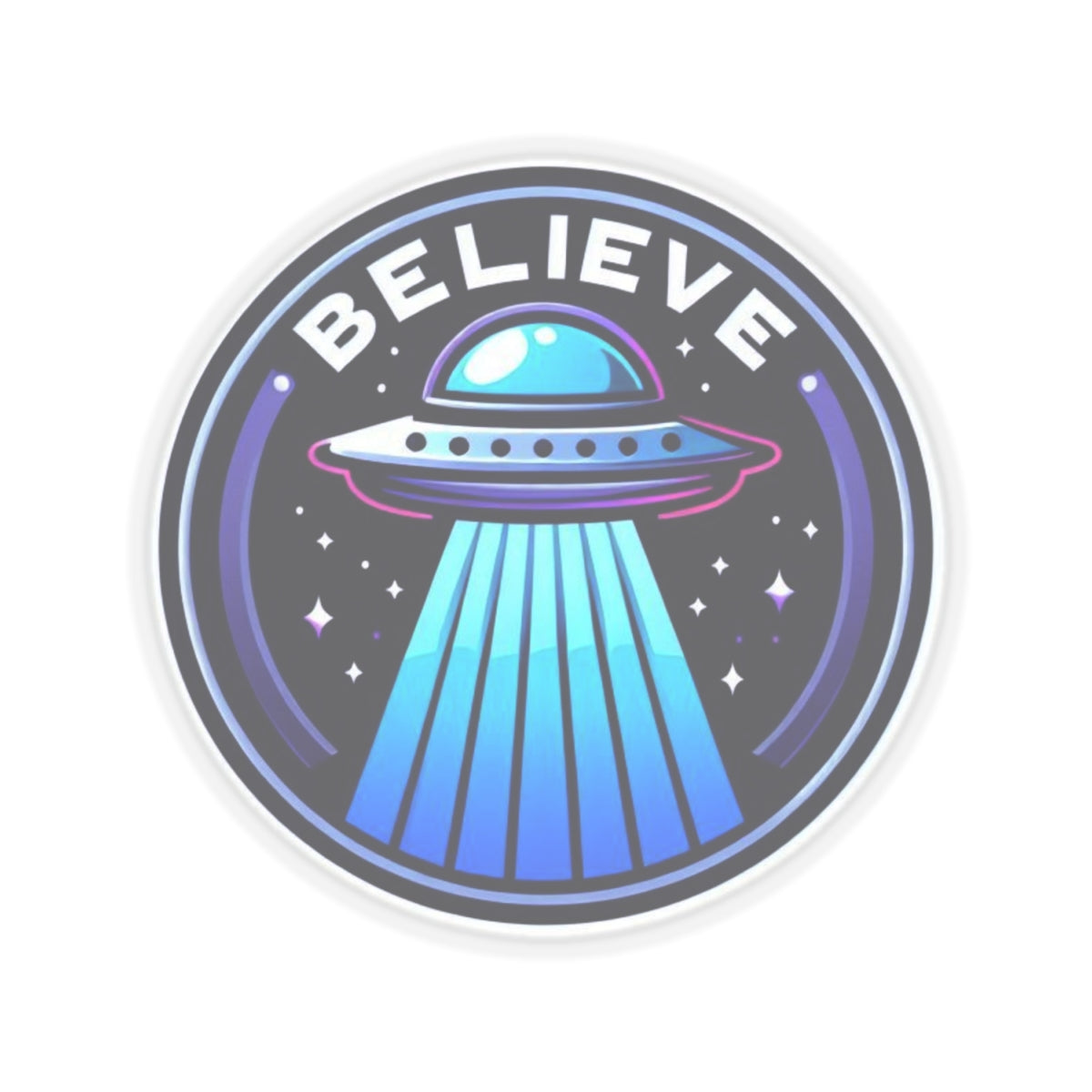 Believe Kiss-Cut Stickers
