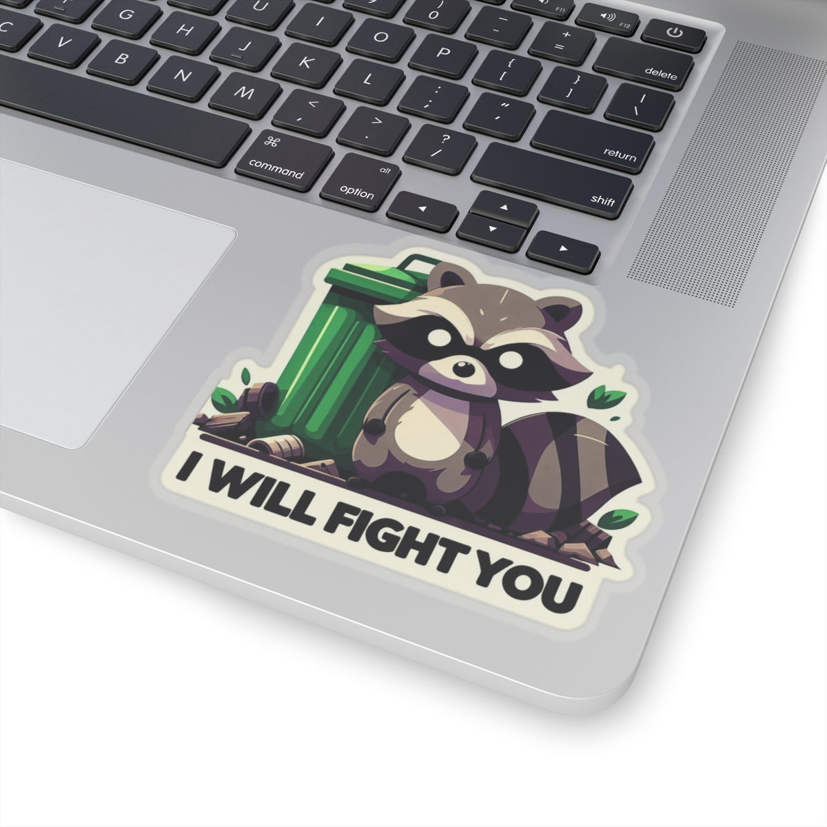 Feisty Raccoon Kiss-Cut Stickers