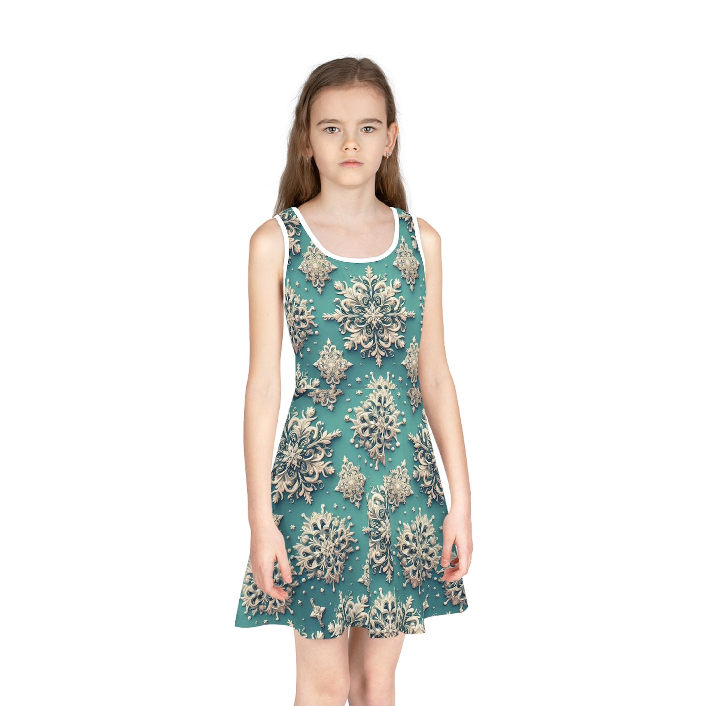 Snowflake Party Girls Dress