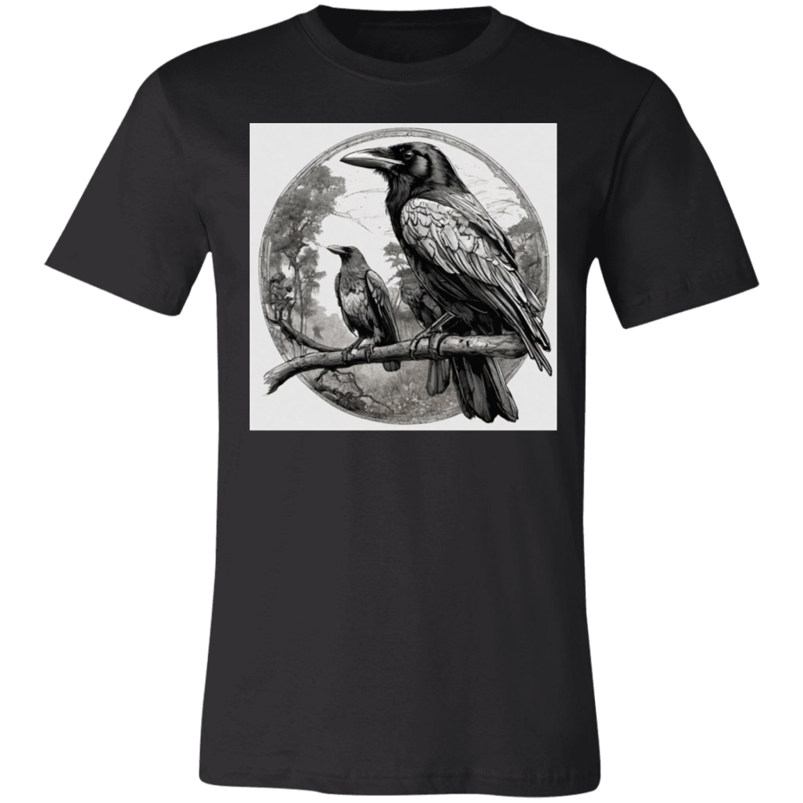 "Ravens Watching You" Unisex Short-Sleeve T-Shirt