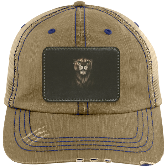 Cave Kat Distressed Trucker Hat