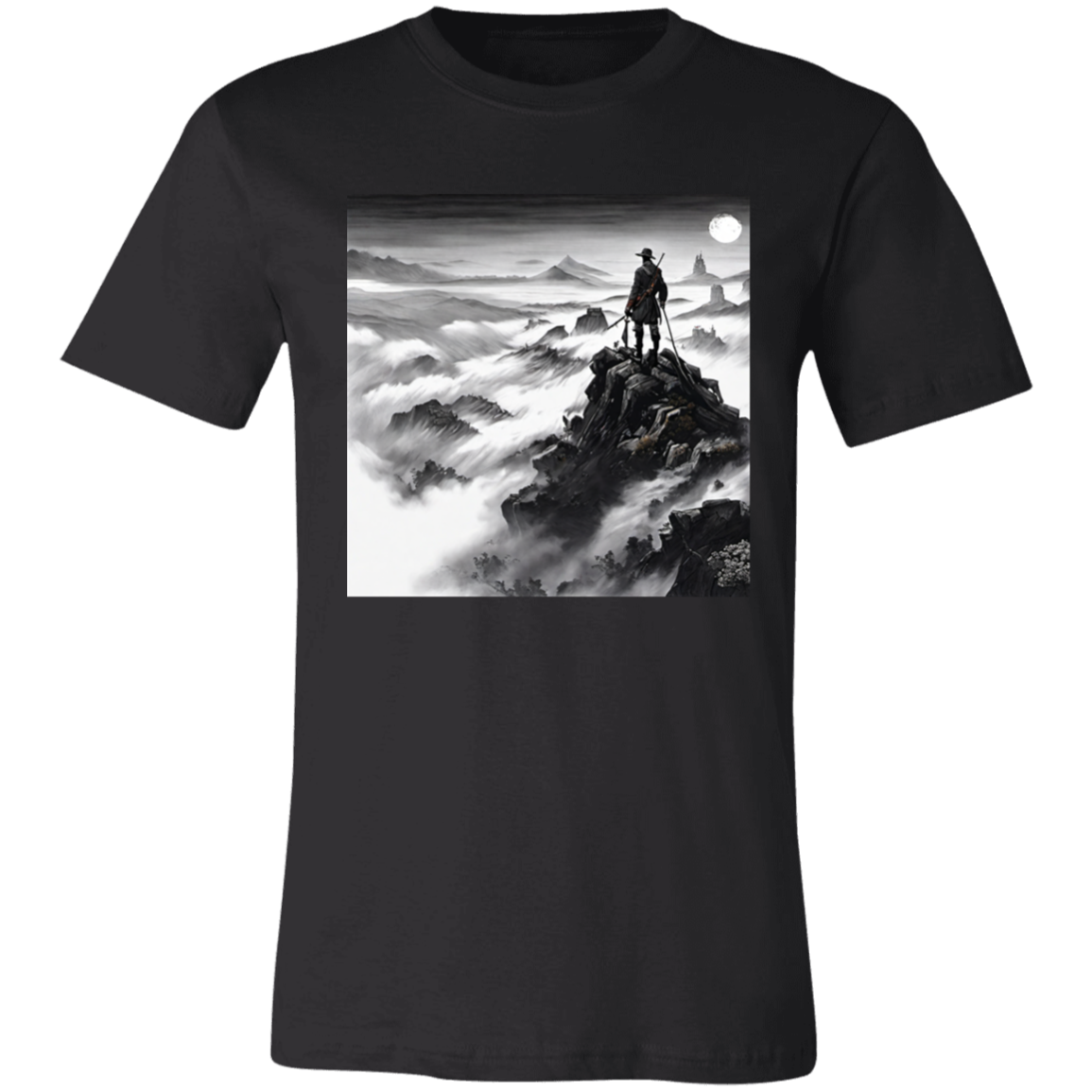 "I am not lost, I am adventouring through the jagged mountains"" Unisex Short-Sleeve T-Shirt