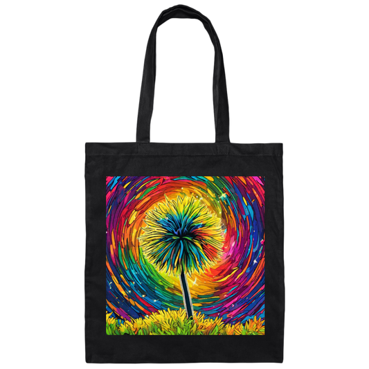 ''Swirly Wish" Canvas Tote Bag