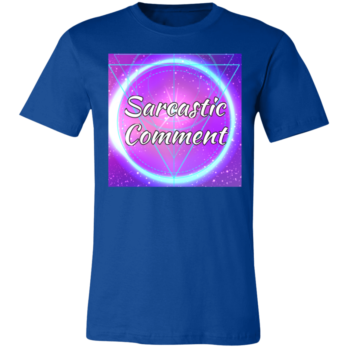 Camiseta unisex de manga corta "Comentario sarcástico n.° 001"