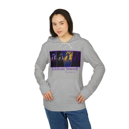 "Jenna Kats Arted On A Adidas Hoodie #3 Celebrate Yourself'' adidas® Unisex Fleece Hoodie