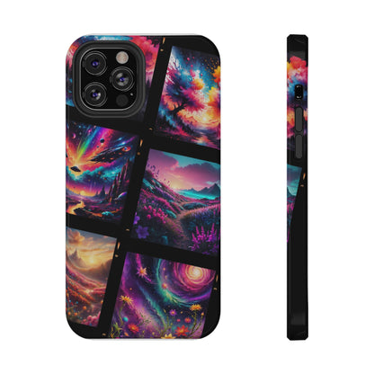 ''Neon Scenes'' Impact-Resistant Cases