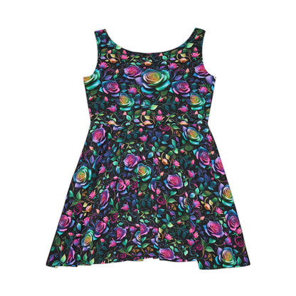 ''Rose Whirlwind'' Women's Skater Dress