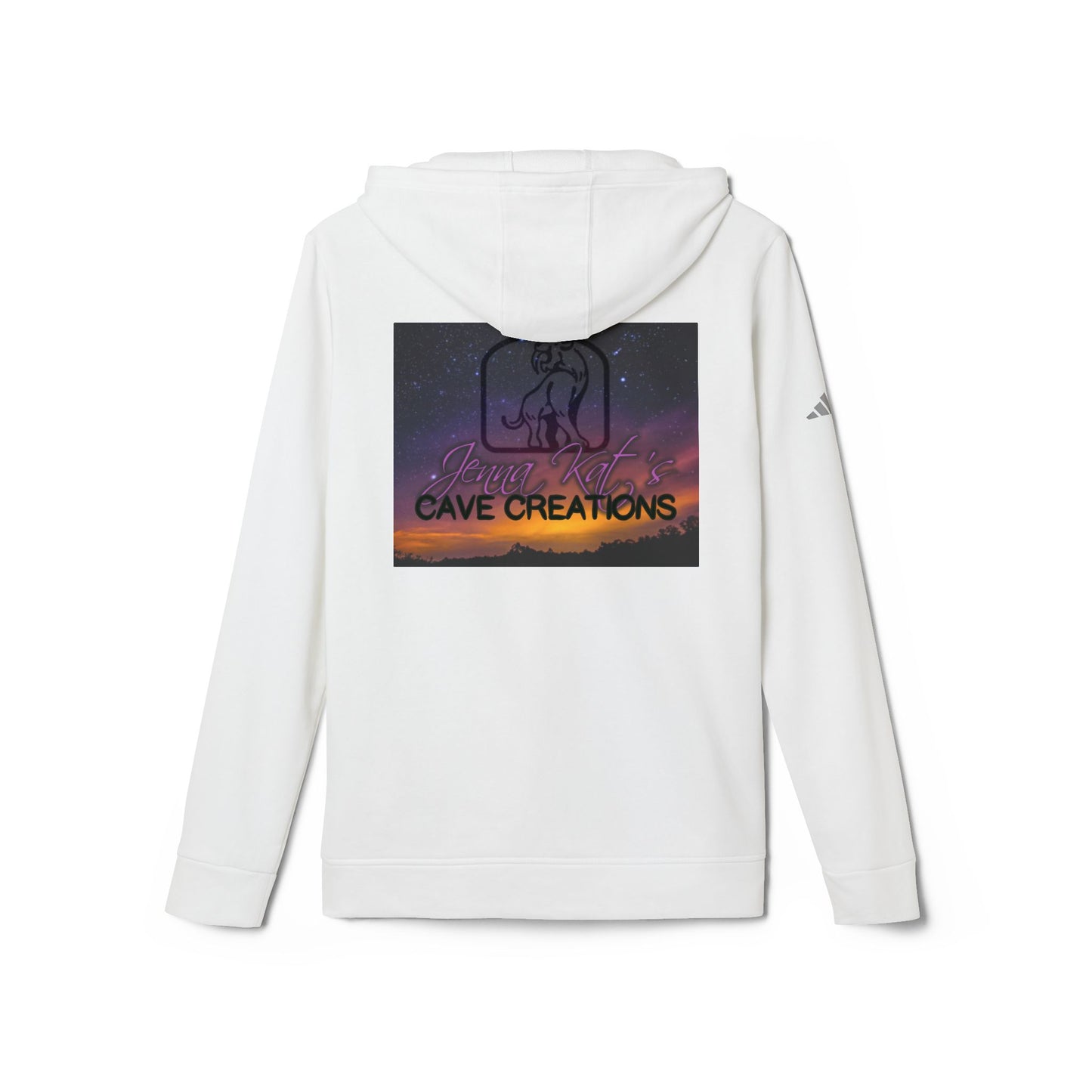 "Jenna Kats Arted On A Adidas Hoodie #3 Celebrate Yourself'' adidas® Unisex Fleece Hoodie