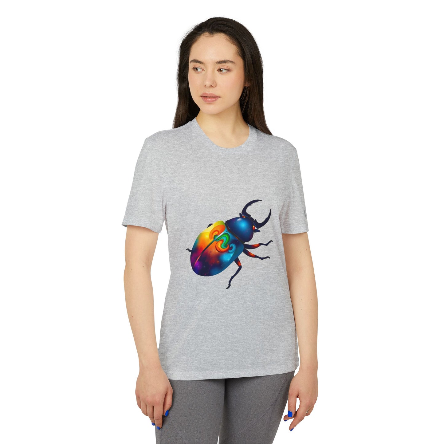 Colorful Beetle Graphic Unisex Sport T-shirt