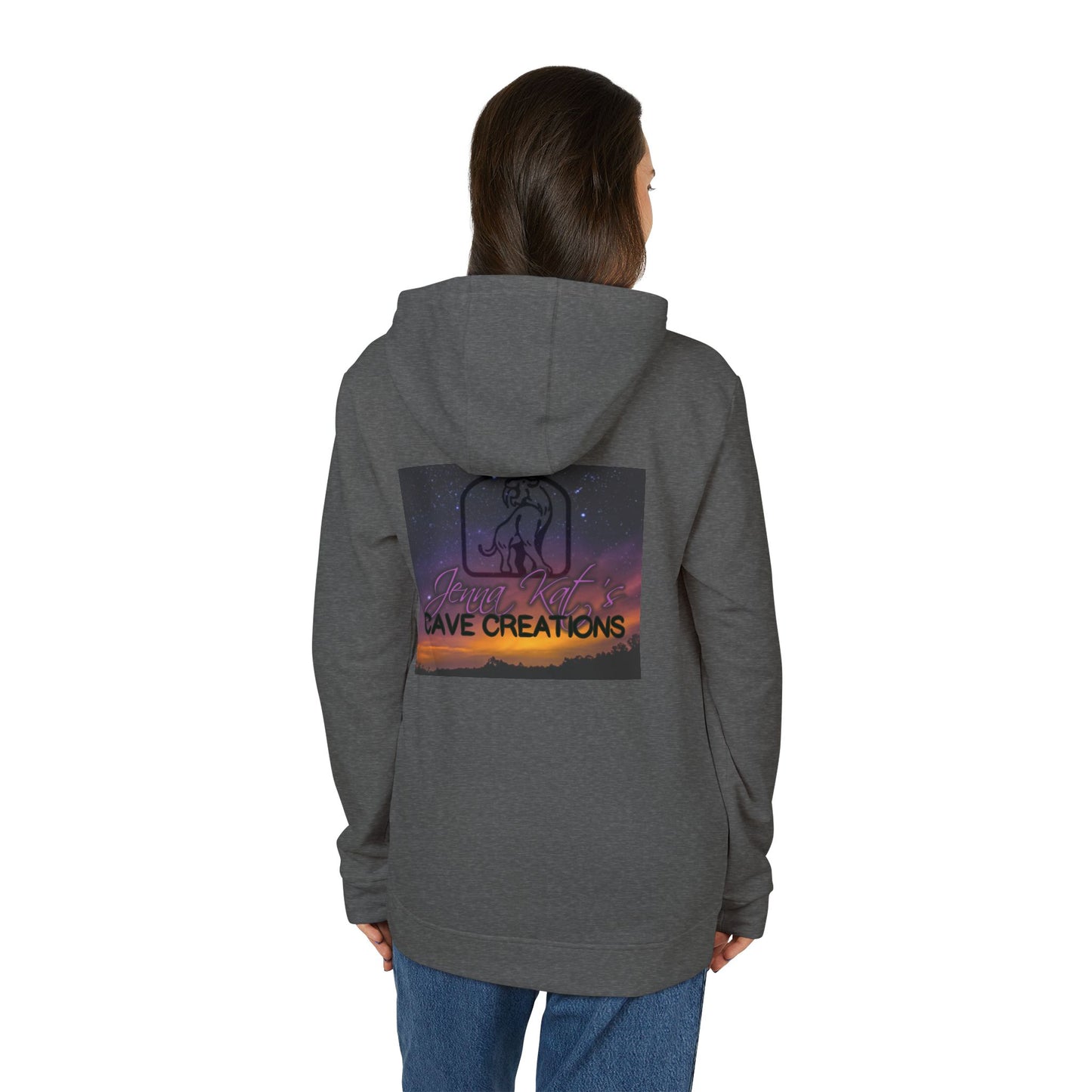 "Jenna Kats Arted On A Adidas Hoodie #3 Celebrate Yourself'' adidas® Unisex Fleece Hoodie