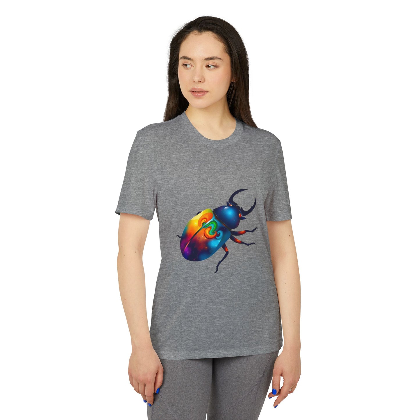 Colorful Beetle Graphic Unisex Sport T-shirt