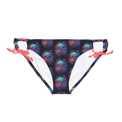 ''Cuddly Octopus" Loop Tie Side Bikini Bottom