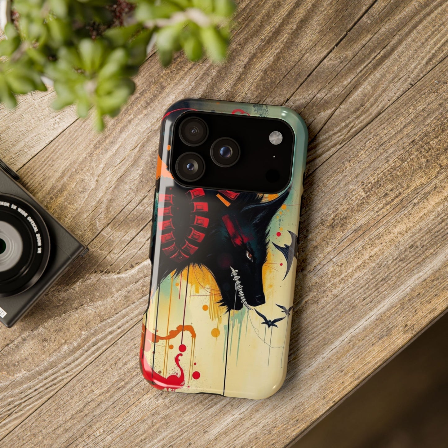 " I Told My Demons About You" Art Print Cell Phone Case, Impact-Resistant Cases