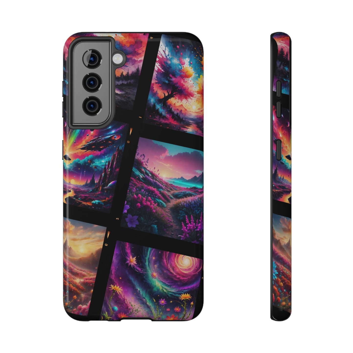 ''Neon Scenes'' Impact-Resistant Cases