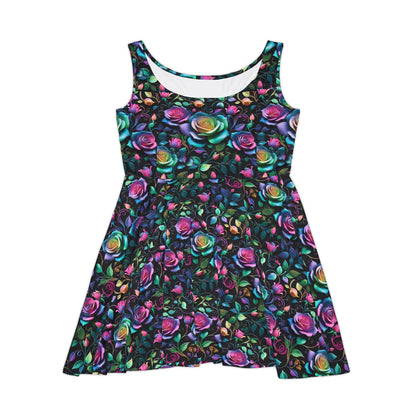 ''Rose Whirlwind'' Women's Skater Dress