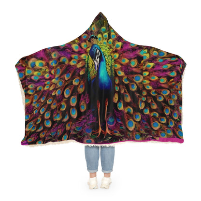 ''Peacock'' Snuggle Blanket