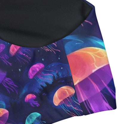 "Galactic Jellyfish" Girls' Swimsuit Top