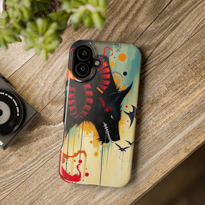 " I Told My Demons About You" Art Print Cell Phone Case, Impact-Resistant Cases