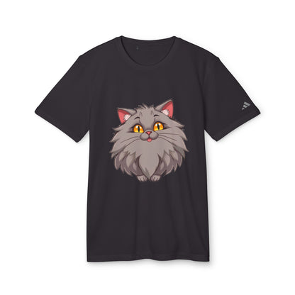 Sport T-shirt - Jenna Kats' Arted On Adidas shirt #14 "Excited Kitty"