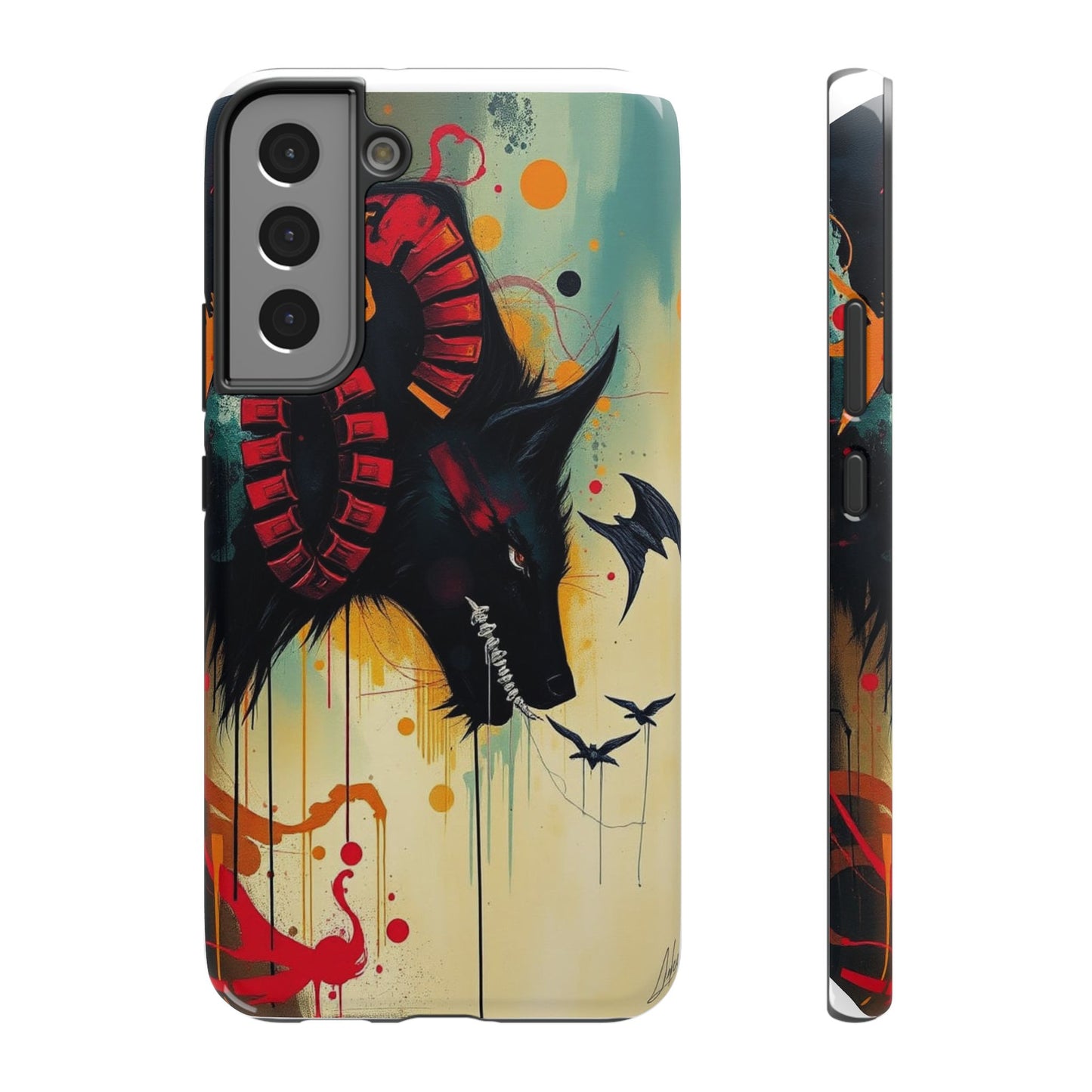 " I Told My Demons About You" Art Print Cell Phone Case, Impact-Resistant Cases