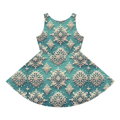 Snowflake Party Girls Dress