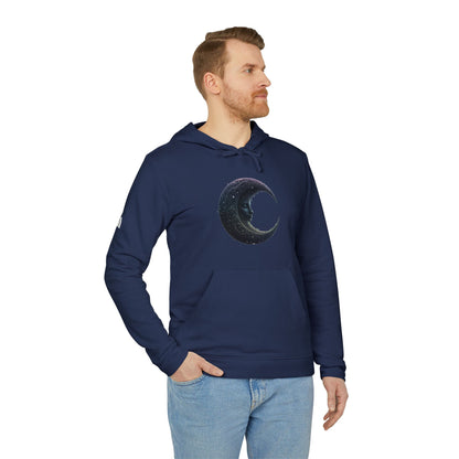 ''Jenna Kats Arted On An Adidas Hoodie #2 The Moon'' adidas® Unisex Fleece Hoodie