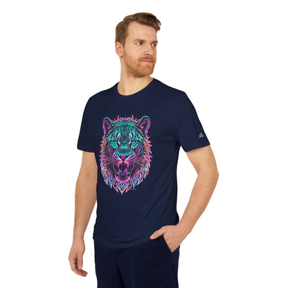 "Jenna Kats' Arted On An Adidas Shirt #11 The Neon Tiger" adidas Unisex Sport T-shirt