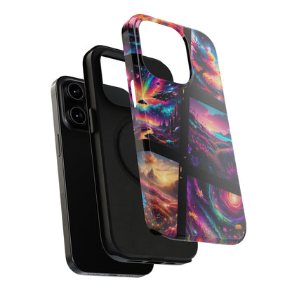 ''Neon Scenes'' Impact-Resistant Cases