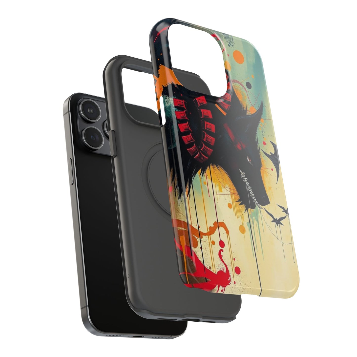 " I Told My Demons About You" Art Print Cell Phone Case, Impact-Resistant Cases